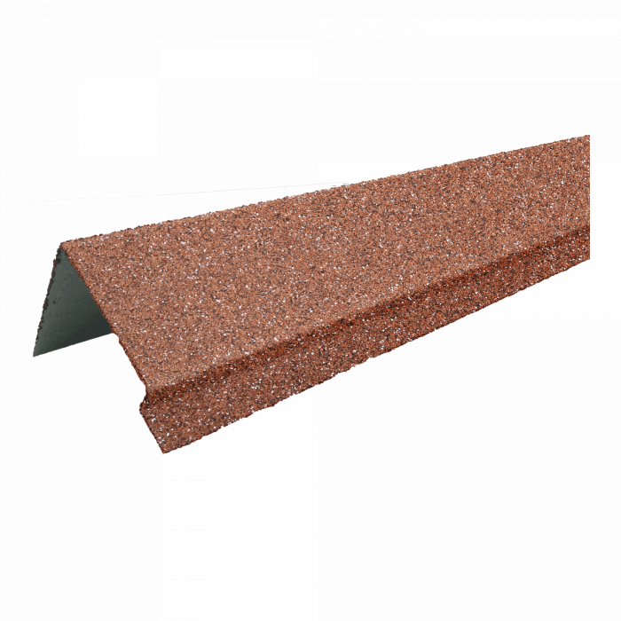 ТЕХНОНИКОЛЬ HAUBERK наличник оконный металлический LUX, красный, упаковка (1501)