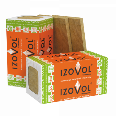 Утеплитель IZOVOL Ст-50, 1200Х600Х100 мм, (4 плит, 2,88 кв.м)