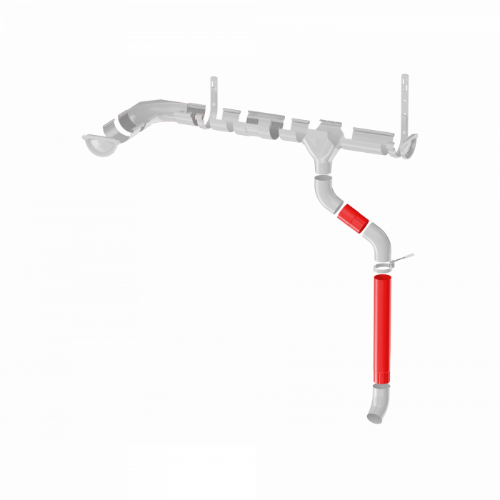 ТН МВС Стандарт 125/90 мм, муфта трубы, коричневый, шт. (63891)