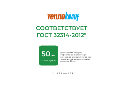 Утеплитель Кnauf для перекрытий TR040 50х1220х7380 (18,01м2; 0,9м3)