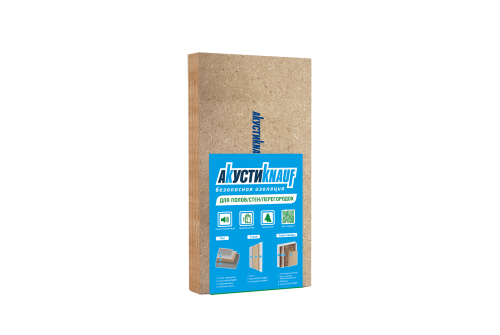 Утеплитель мягкие древесно-волокнистые плиты Акусти Knauf 1250x600x12 (0,75м2; 8 листов/упаковка; 192 листа/паллета)