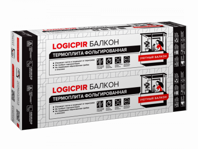 LOGICPIR Балкон Ф/Ф L-1190Х590Х30 (8 плит, 5,6168 кв.м.)