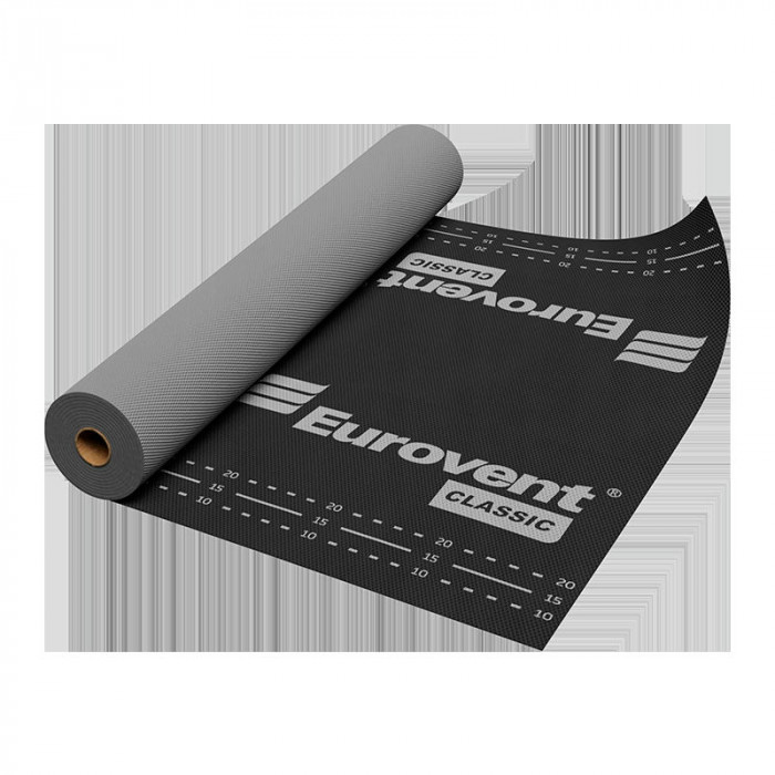 Мембрана Евровент (Eurovent) CLASSIC супердиффузионная UV-устойчивая 120 г/м2 75 м2