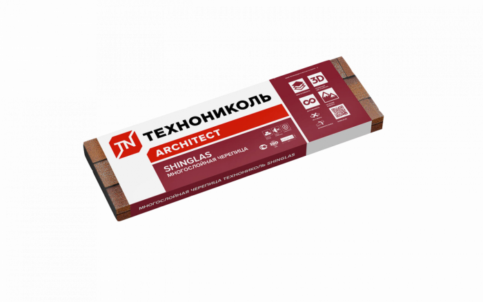 ТЕХНОНИКОЛЬ SHINGLAS многослойная черепица Джаз (818152)
