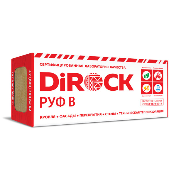 DiRock Руф В 190 кг/м3 40мм