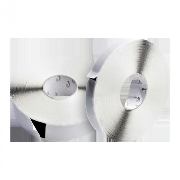 Лента соединительная Tyvek Butyl Tape 15 мм ролик 30 м. двусторонняя бутил-каучуковая