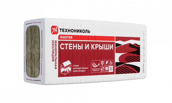 Утеплитель ТЕХНОНИКОЛЬ Стены и крыши, 1000x610x100, пачка