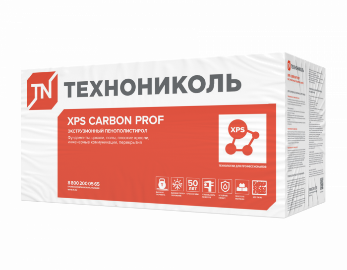 XPS CARBON PROF SLOPE 4,2 % уклон (плита J)