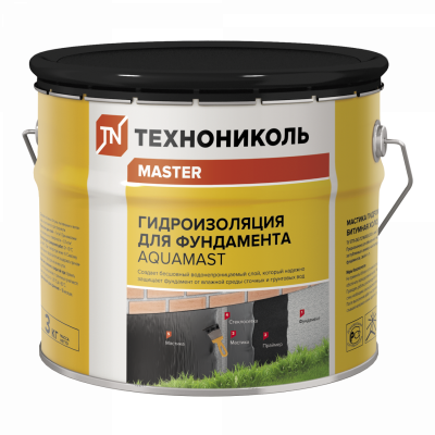 Мастика битумная AquaMast, ведро 3 кг