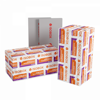 Экструдированный пенополистирол XPS ISOBOX 150, 1180х580х50-L (8 плит, 5,48 кв.м)