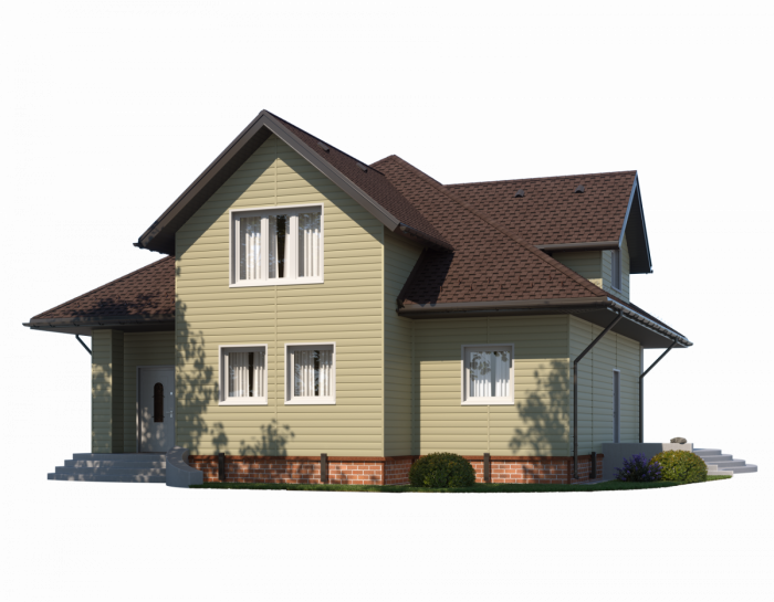Виниловый сайдинг, Брус, мимоза, 3м (697175)