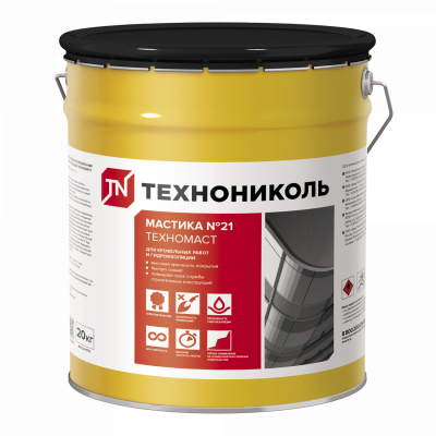 Мастика кровельная Техномаст №21, ведро 20 кг