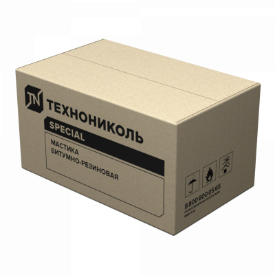 Мастика битумно-резиновая МБР-90, коробка 14 кг