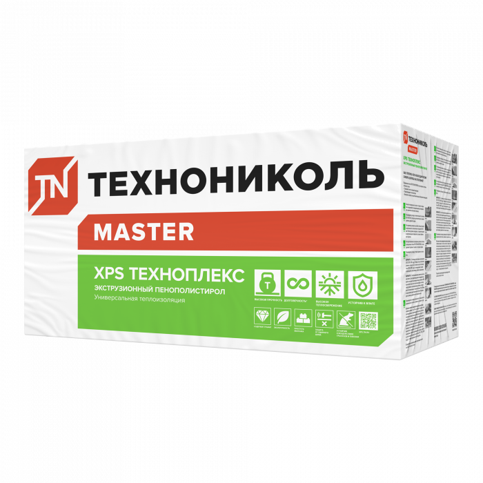 Экструдированный пенополистирол ХРS ТЕХНОПЛЕКС 1180х580х50-L (8 плит, 5,48 кв.м)